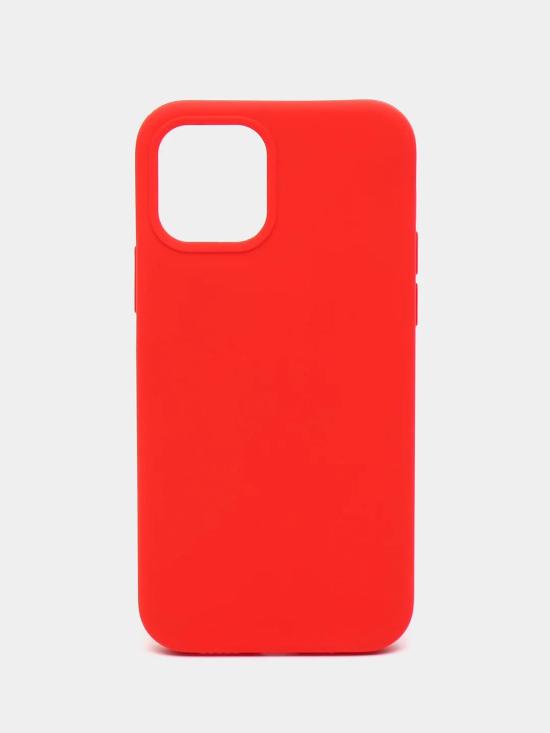 Красный чехол для iPhone 12/12Pro, силиконовый