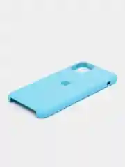 Голубой чехол для iPhone 11 Pro Max (Silicone Case)
