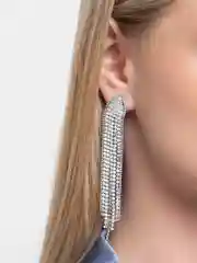 Серьги классические, с кристаллами