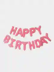 Розовый воздушные шары Happy Birthday