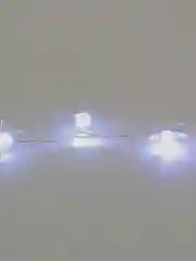 Гирлянда "Снежная звезда", IP20, серебристая нить, 20 LED, свечение белое, 2 режима, ААх2