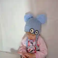 Серый меланж шапка для мальчика на весну с подкладом