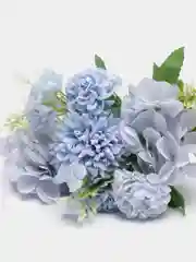 Голубой искусственные цветы