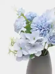 Голубой искусственные цветы