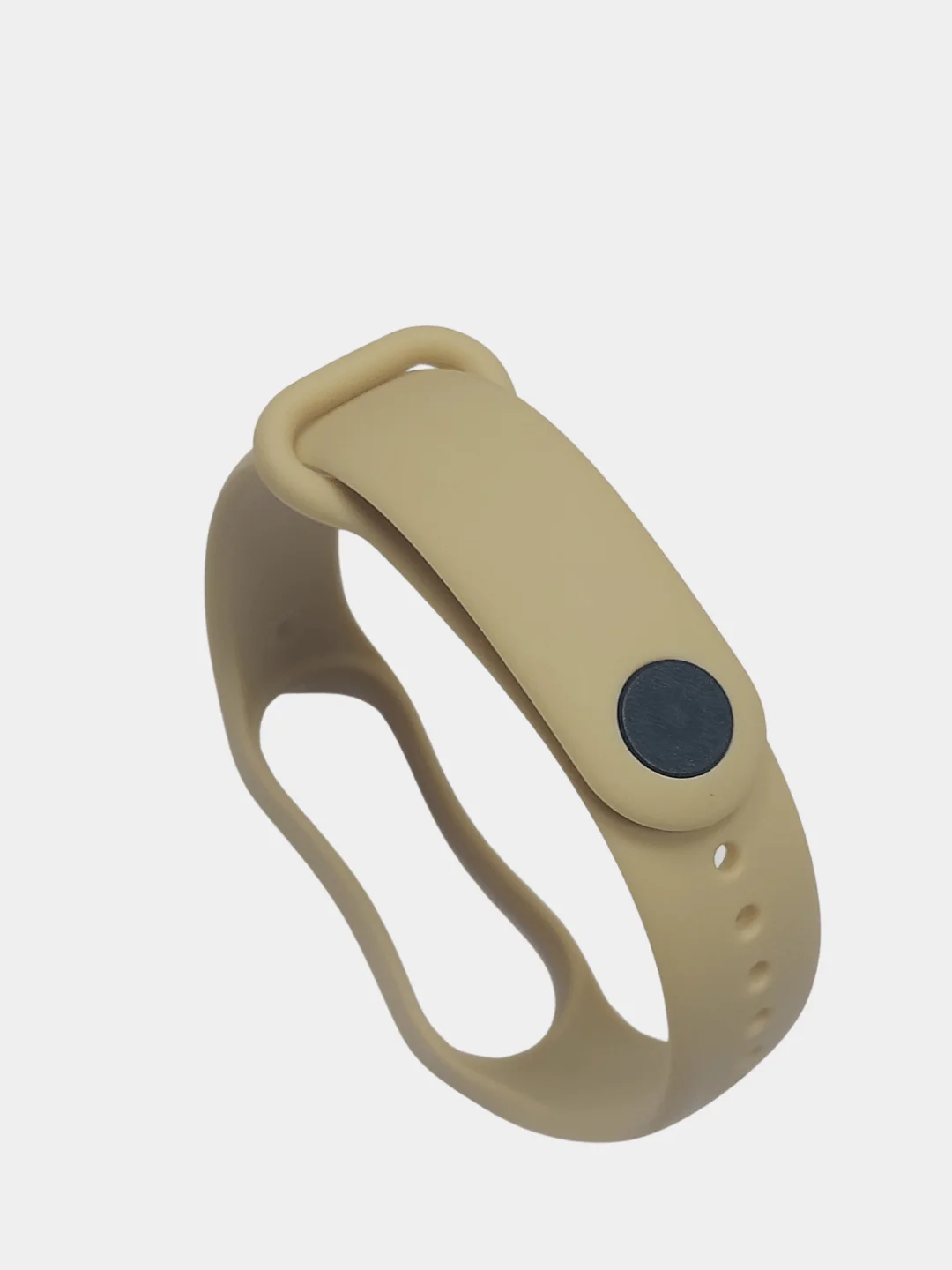Бежевый силиконовый ремешок для фитнес-браслета Xiaomi Mi Band 7