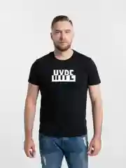 Черный футболка для мужчин и для женщин черная, белая с принтом с надписью, унисекс, 100% хлопок