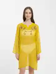 Горчичный парео