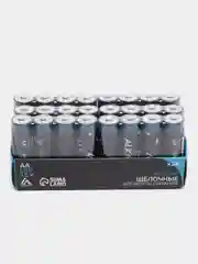 Батарейка алкалиновая LuazON, AA, LR6, 24 штуки