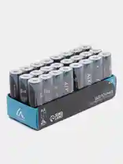 Батарейка алкалиновая LuazON, AA, LR6, 24 штуки