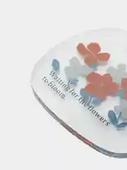 Бордовый брелок для ключей