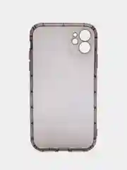 Серый чехол на iPhone 13, 12, 11, 7, 8, SE 2020, Plus, X, XS, XR, Max, Pro, mini, прозрачный