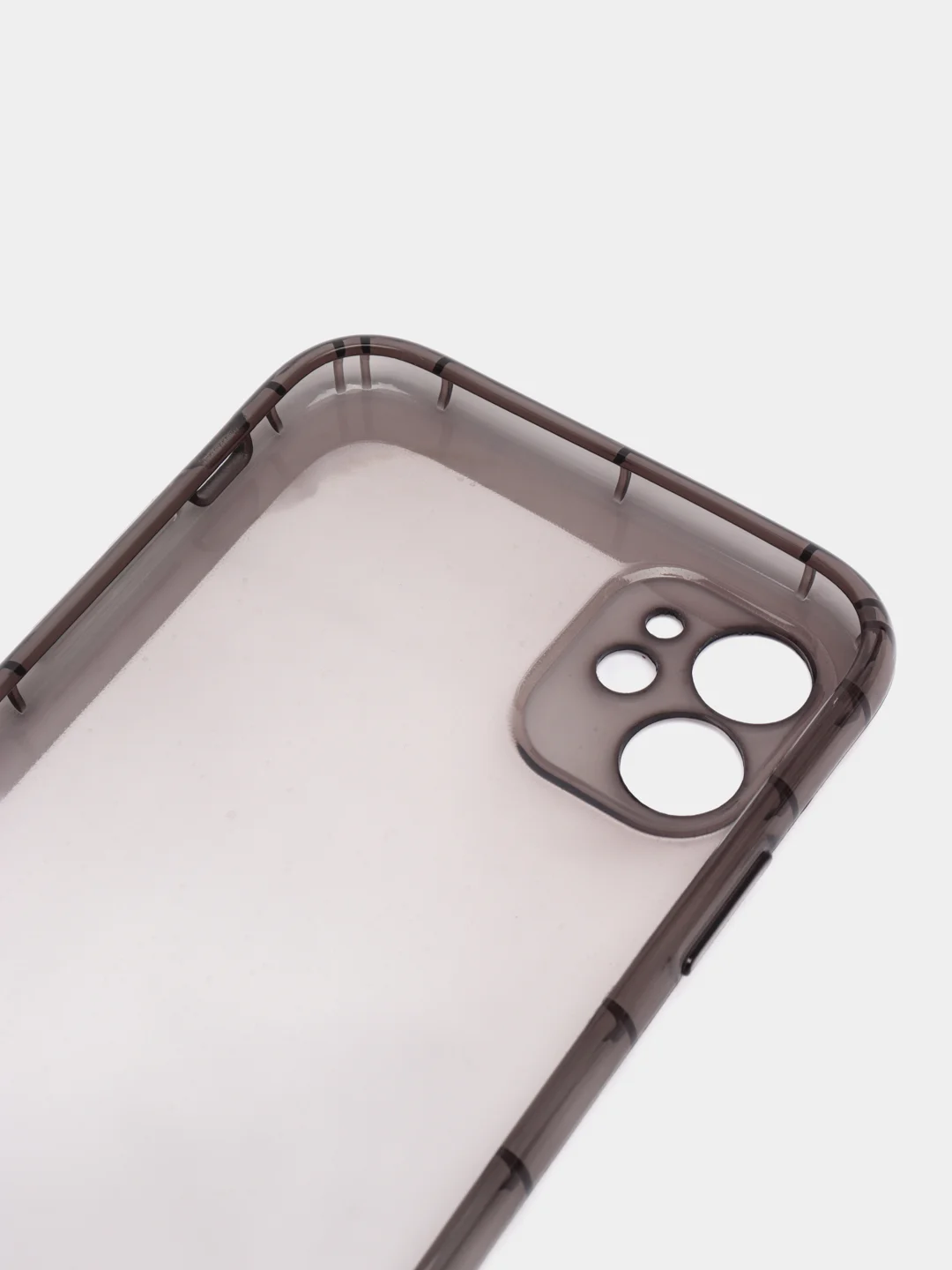 Серый чехол на iPhone 13, 12, 11, 7, 8, SE 2020, Plus, X, XS, XR, Max, Pro, mini, прозрачный