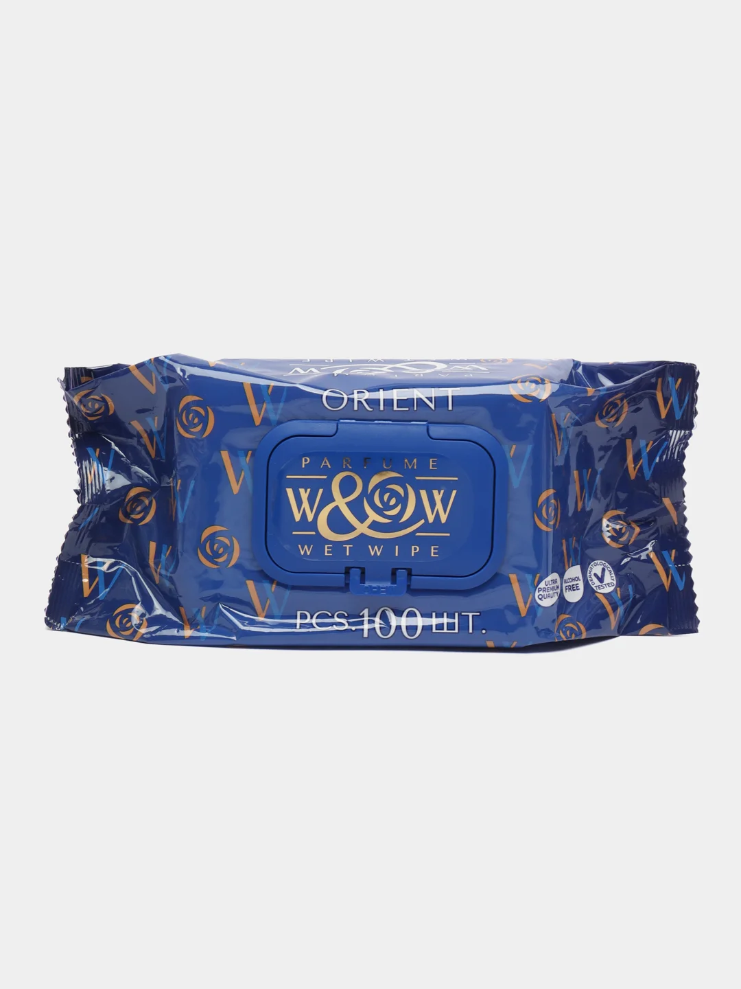 Синий влажные салфетки "W&W" BLUE OCEAN 100шт