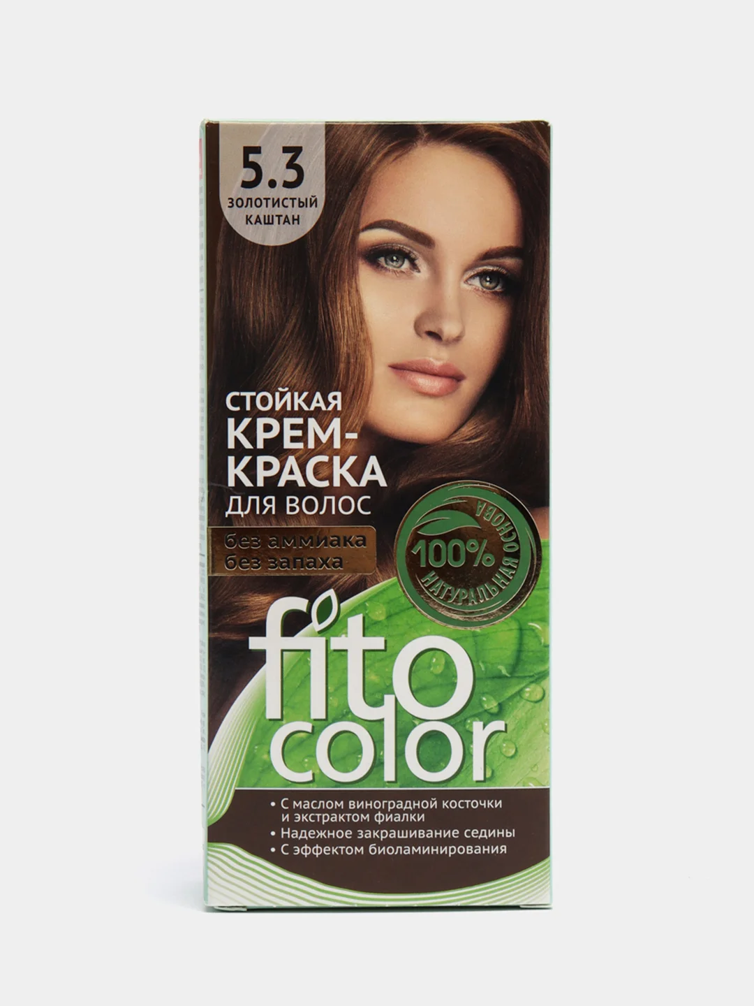 Стойкая крем-краска для волос серии "Fitocolor" без аммиака, без запаха, 115 мл