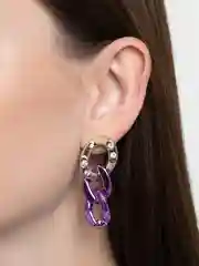 Лавандовый серьги