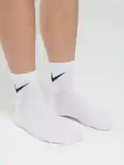 Белый носки женские, высокие, белые