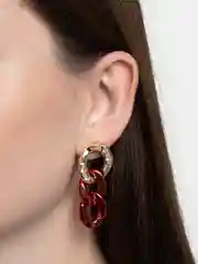 Красный серьги