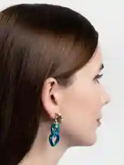 Голубой серьги
