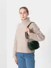 Зеленый сумка женская на плечо