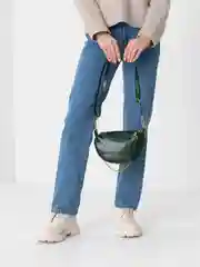 Зеленый сумка женская на плечо