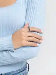 Серебряный кольцо "Плачущее сердце"