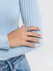 Серебряный кольцо "Змея"
