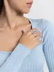 Серебряный кольцо "Змея"
