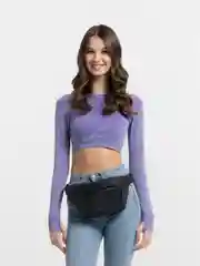 Черный сумка поясная, унисекс