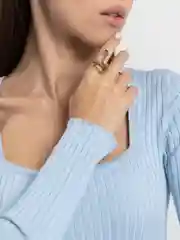 Бронзовый кольцо "Змея"