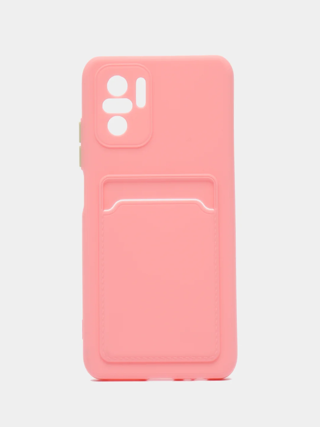 Розовый чехол XIAOMI POCO M5S / Redmi Note 10 / NOTE 10s  для пластиковой карточки , защита камеры