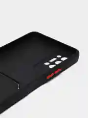 Черный чехол с защитой камеры для Tecno Pova 2, с карманом для пластиковой карты