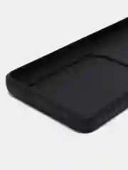 Черный чехол с защитой камеры для Tecno Pova 2, с карманом для пластиковой карты