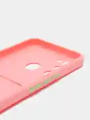 Розовый чехол TECNO SPARK 8C  / TECNO SPARK GO 2022 с защитой камеры, карман для пластиковой карты