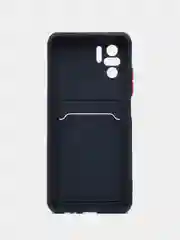 Темно-синий чехол XIAOMI POCO M5S / Redmi Note 10 / NOTE 10s  для пластиковой карточки , защита камеры