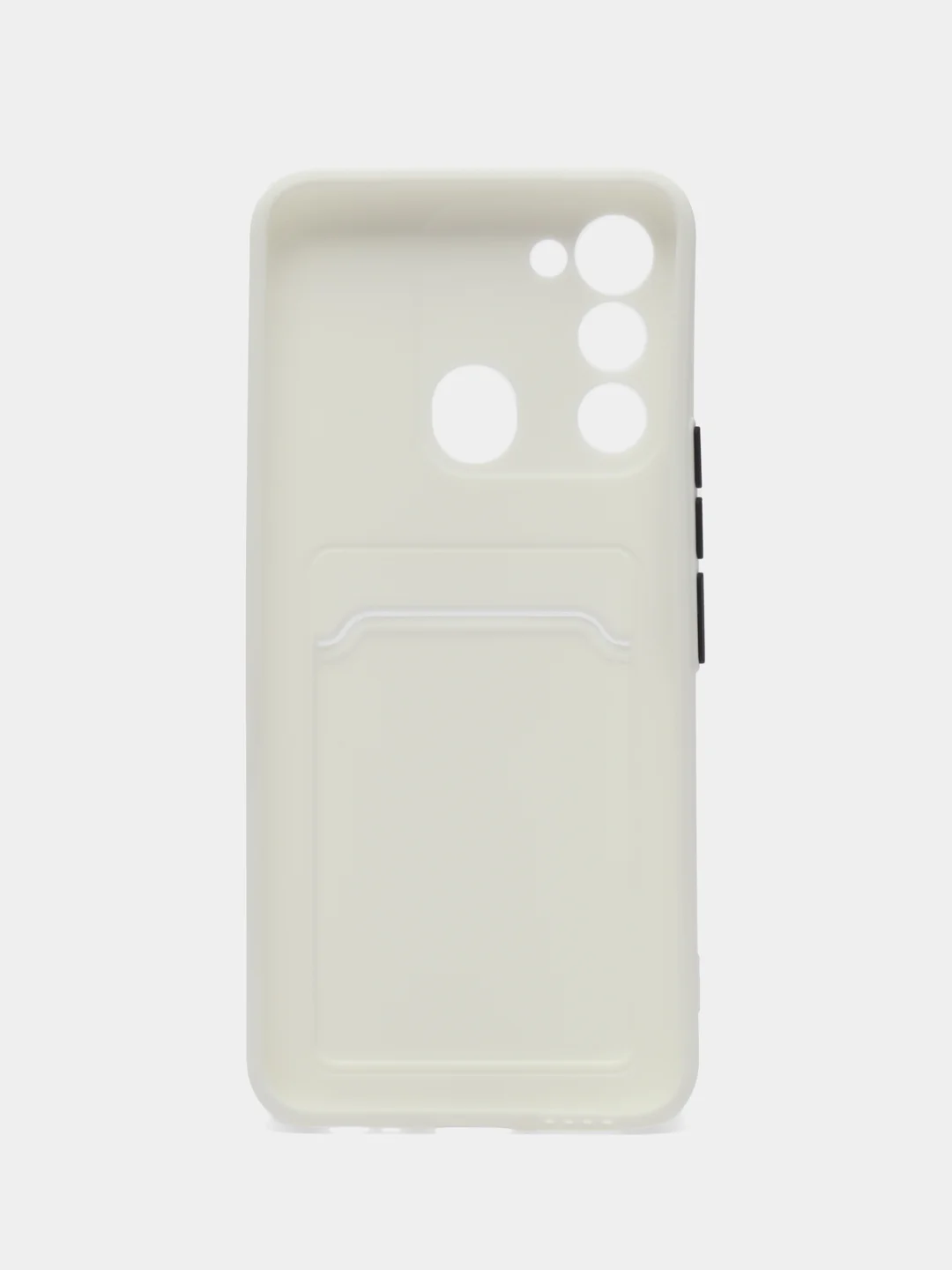 Бежевый чехол TECNO SPARK 8C  / TECNO SPARK GO 2022 с защитой камеры, карман для пластиковой карты