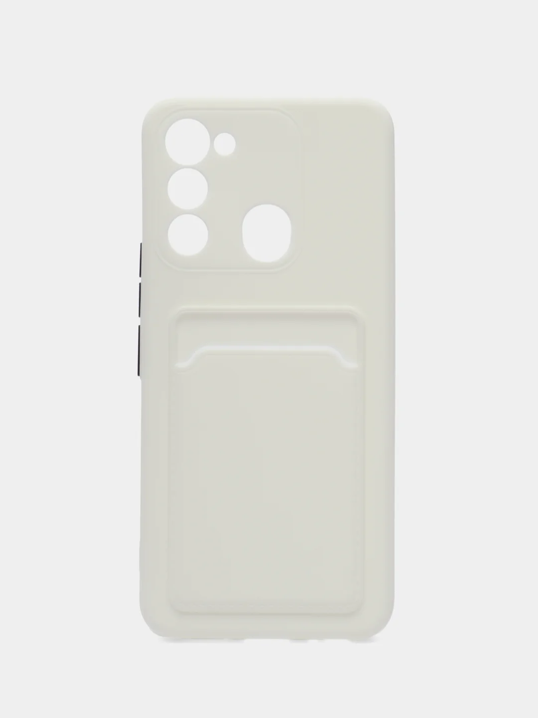 Бежевый чехол TECNO SPARK 8C  / TECNO SPARK GO 2022 с защитой камеры, карман для пластиковой карты