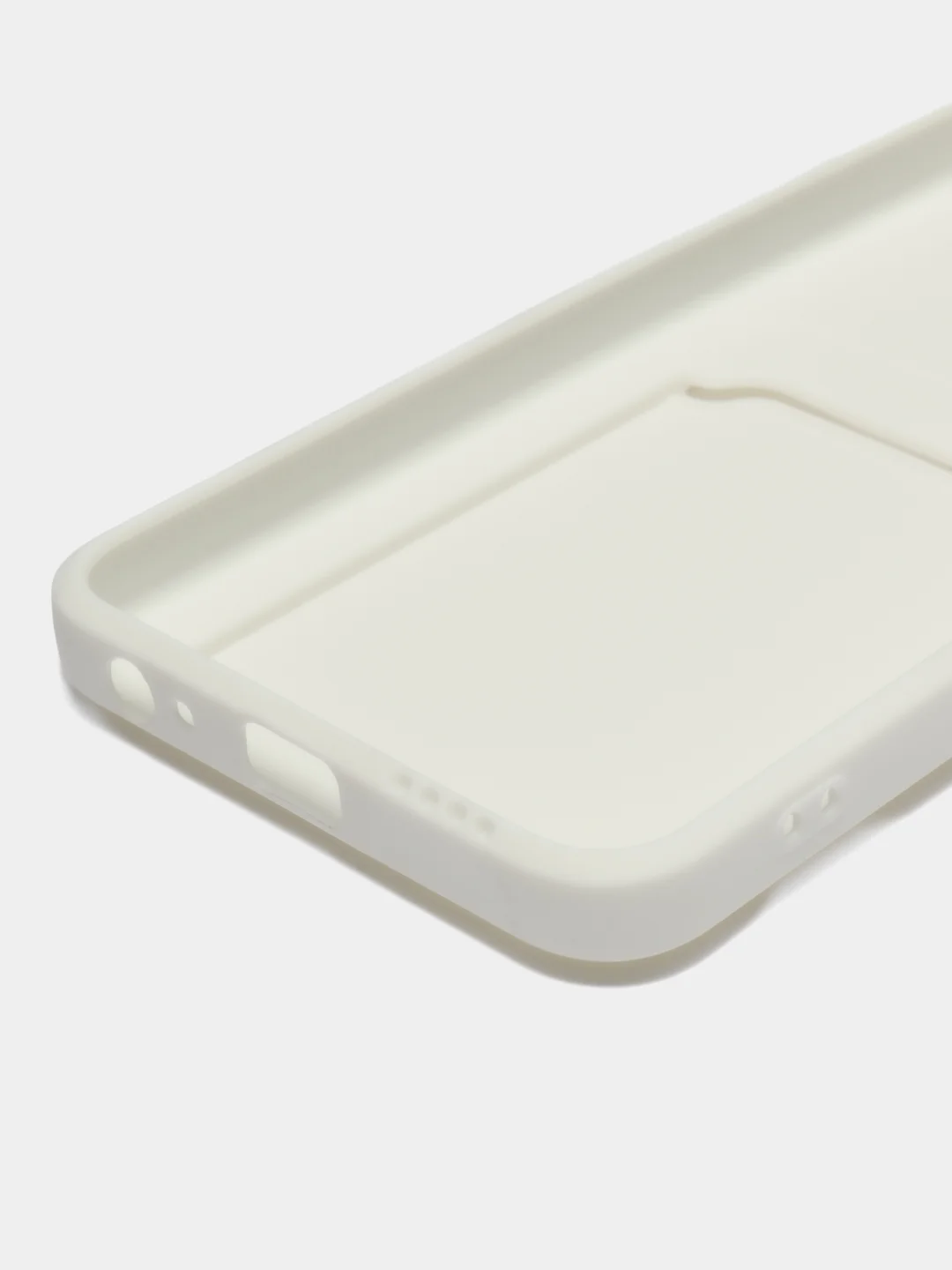 Бежевый чехол TECNO SPARK 8C  / TECNO SPARK GO 2022 с защитой камеры, карман для пластиковой карты