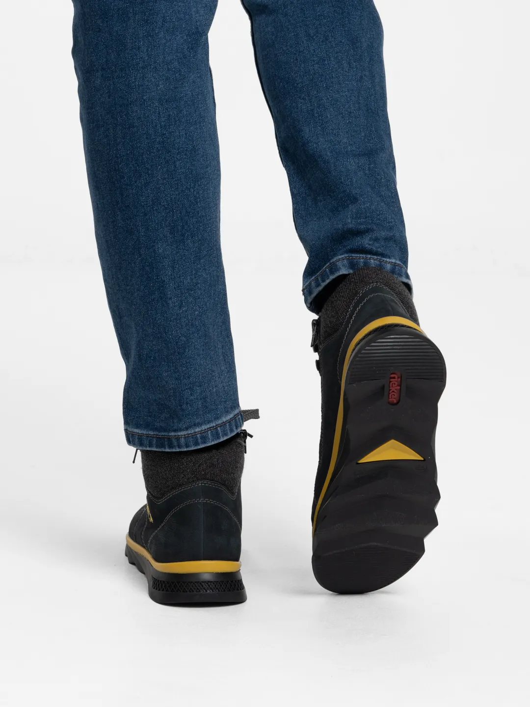 Ботинки Rieker, мужские зимние, из натуральной кожи купить по цене 7650 ₽ винтернет-магазине KazanExpress