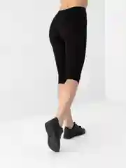 Черный лосины женские укороченные спортивные