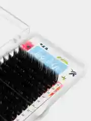 Ресницы для наращивания черные Lash&Go, 16 линий