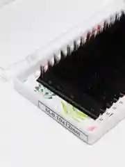 Ресницы для наращивания черные Lash&Go, 16 линий