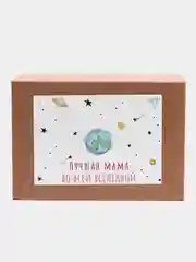 Небесно-голубой подарок маме на новый год, подушка + кружка