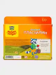 Пластилин Мульти-Пульти "Енот в лесу", 8 цветов, 120 г