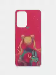 Вишнёвый чехол для Samsung Galaxy A33, Самсунг Галакси А33 5G, силиконовый, с рисунком