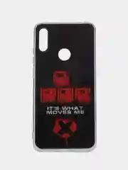 Бордовый чехол Honor 8A / 8A Prime / Huawei Y6 2019 / Y6 Prime 2019 с рисунком Игра в кальмара