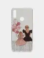 Пудровый чехол Honor 8A / 8A Prime / Huawei Y6 2019 / Y6 Prime 2019 с рисунком Игра в кальмара