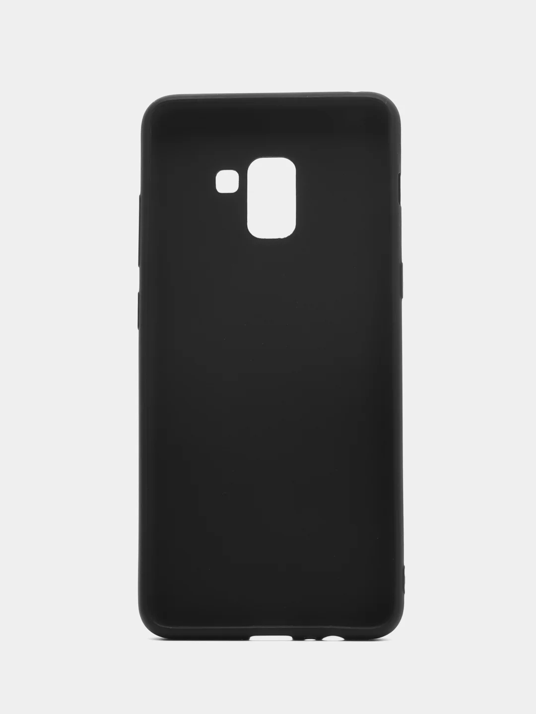 Угольный чехол Samsung Galaxy A8+, A8 Plus, Самсунг Галакси А8, А8 Плюс, черный, силиконовый