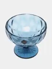 Креманка стеклянная Magistro "Круиз", 350 мл, d=12 см, цвет синий
