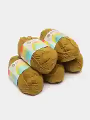 Оливковый пряжа Пехорка "Детская новинка", 5 штук, 100% Акрил, 50 г, 200 м
