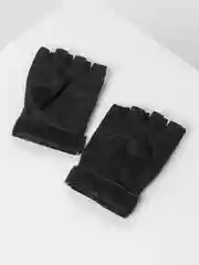 Черный перчатки спортивные, тактические, с защитой, без пальцев